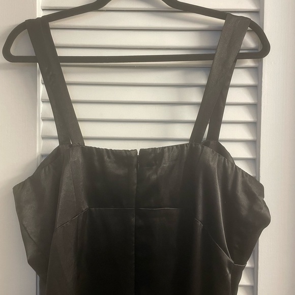 Newport News 90s Y2K Ultra Flattering LBD Little Black Dress Size 18P - Picture 6 of 7